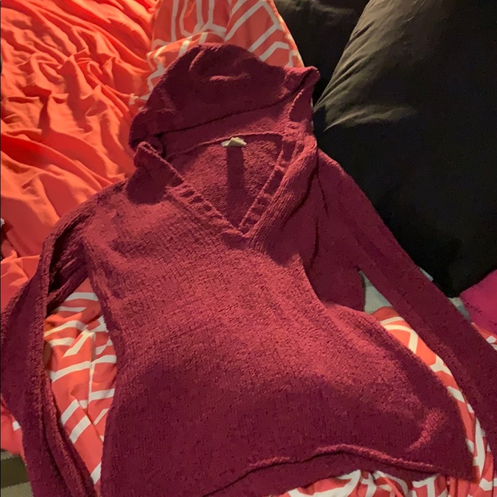Maroon/cranberry color sweater
